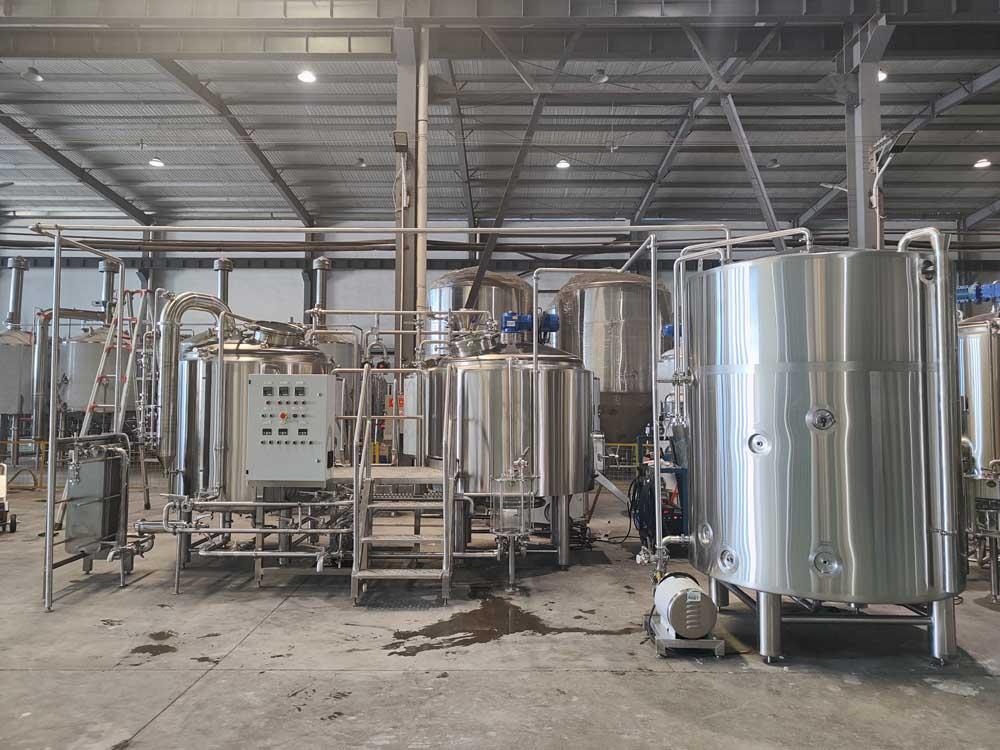 1200L Steam heating mash unit